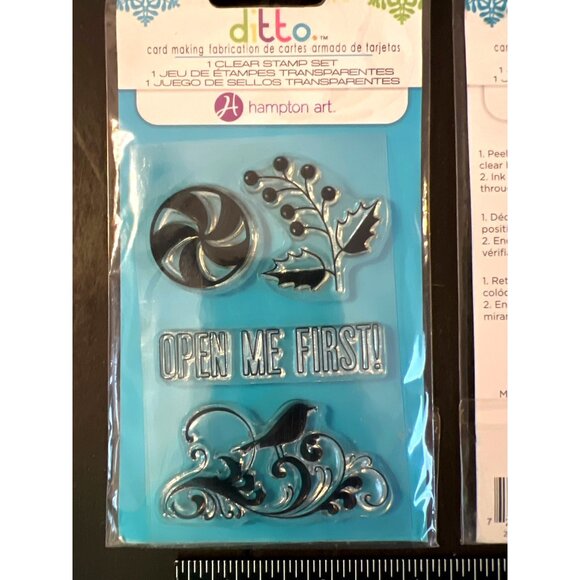 Ditto by Hampton Art Clear Stamp Set Holidays SC0509 - Picture 2 of 2